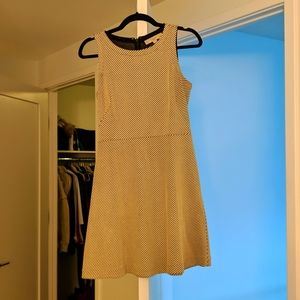 Halter White/Black Dress